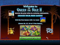 Queen of the Nile 2 slots